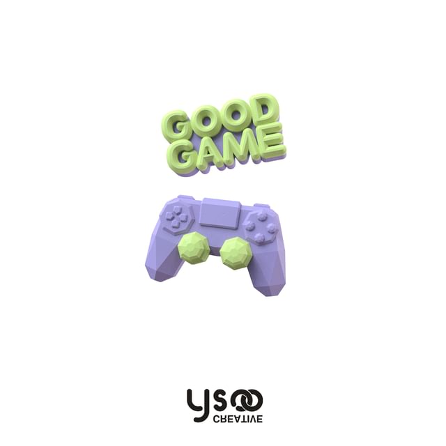 / Ear Cuff Drop Earring Clip-On Gamepad Asymmetrical Lettering