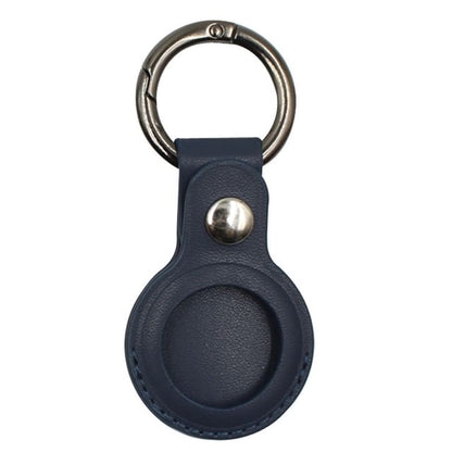 Leather Holder AirTag Keyring Faux