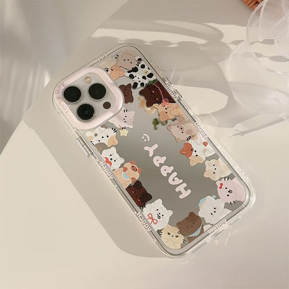 Cat Phone Case Mirrored