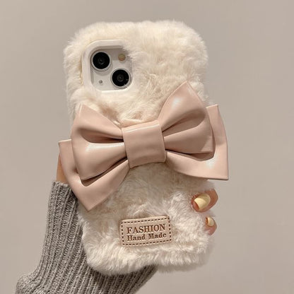 Case Phone Bow Chenille