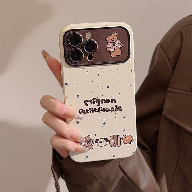 Phone Case Cartoon Lettering