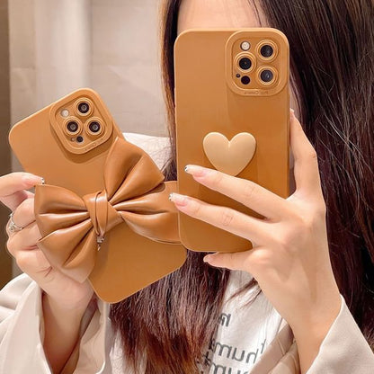 Case / Heart Phone Bow