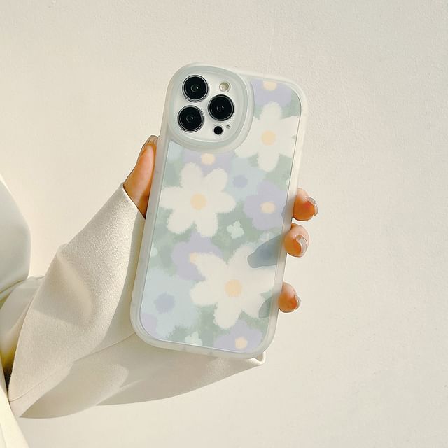 Phone Strap Floral Case