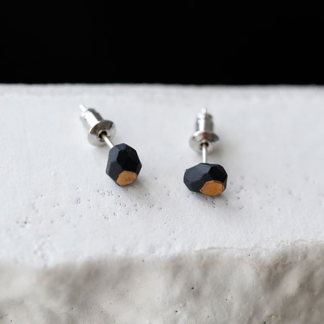 Stud Earring Ceramic Geometric