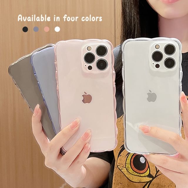 Phone Wavy Case Transparent