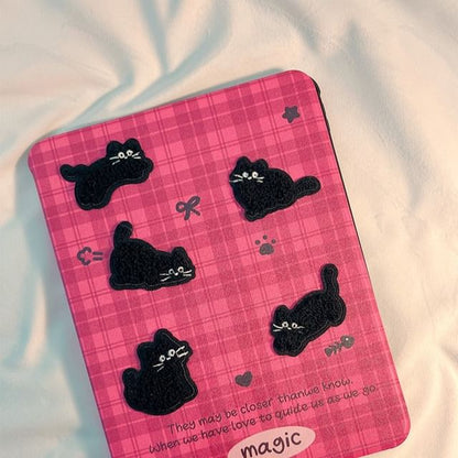 Plaid Case iPad Cat