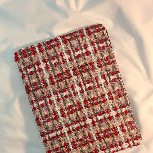 iPad Case Knit Plaid