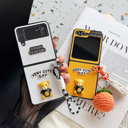 Lettering Bear Phone Case