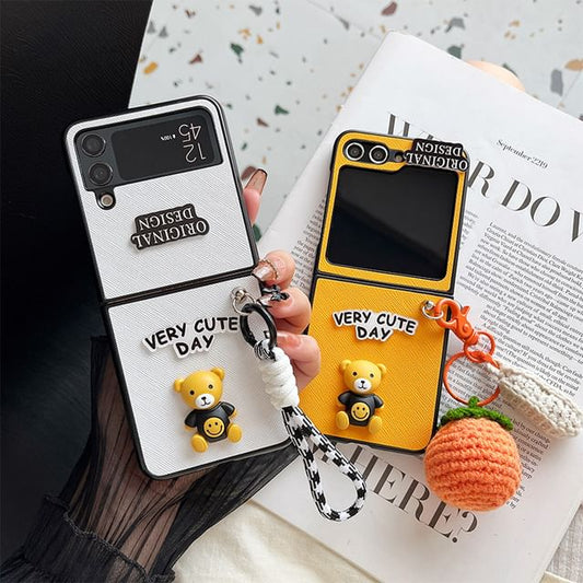 Lettering Bear Phone Case
