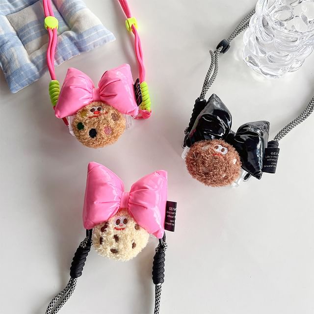 / Lanyard Bow Set Phone Clip Cookie