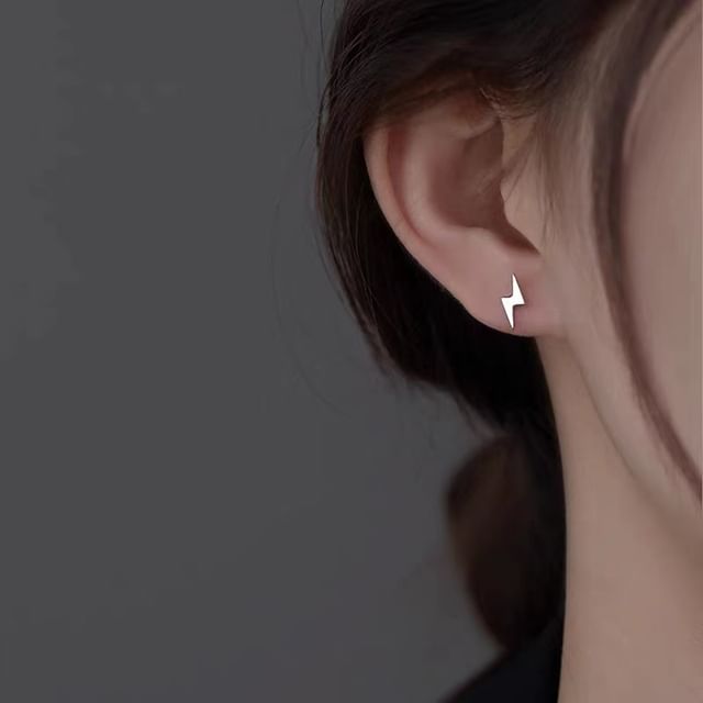 (Various Earring Sterling Silver Stud Designs)