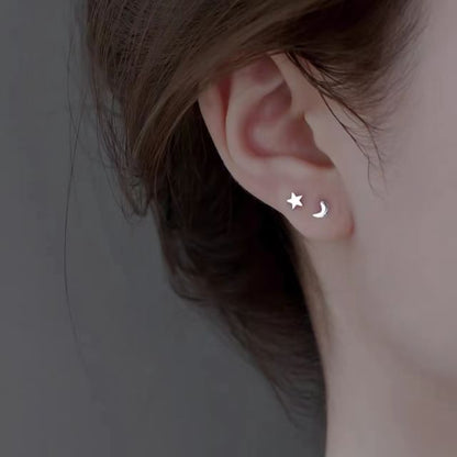 (Various Earring Sterling Silver Stud Designs)