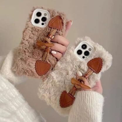 Case Chenille Button Phone Toggle