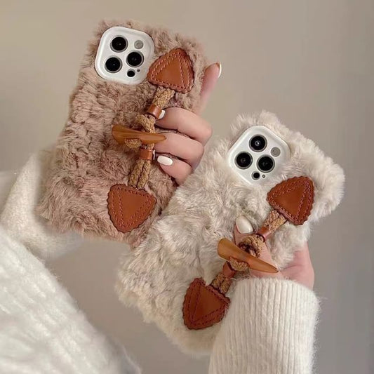 Case Chenille Button Phone Toggle