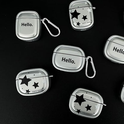 Case Pro Skin Metallic / Charm With Star Earphone AirPods