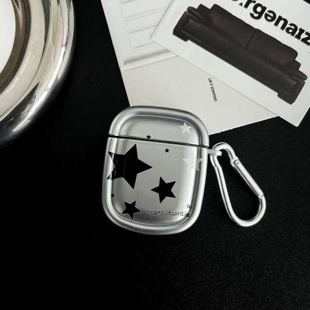 Case Pro Skin Metallic / Charm With Star Earphone AirPods