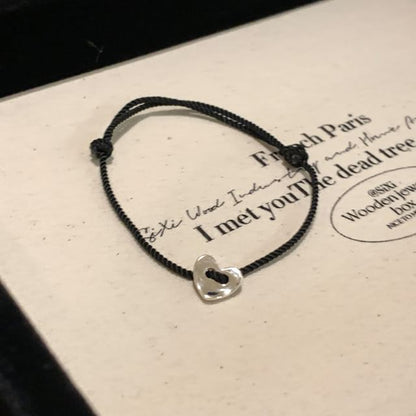 Bracelet Alloy Heart String