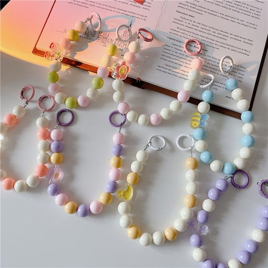 Bead Phone Bow Strap