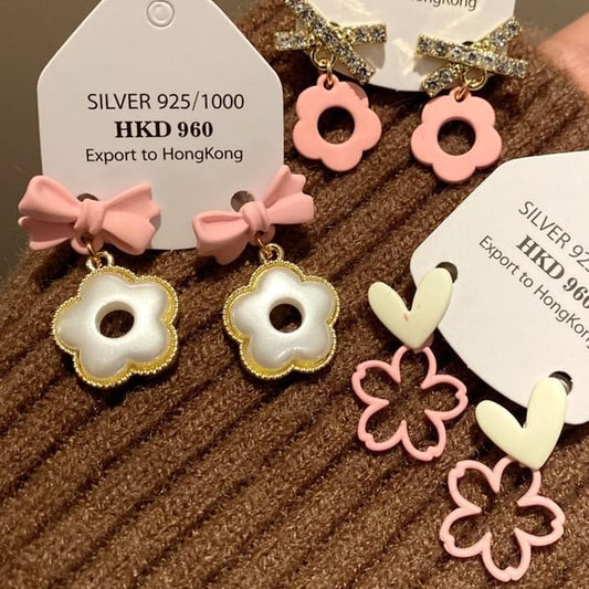 Alloy Earring (Various Resin Designs)