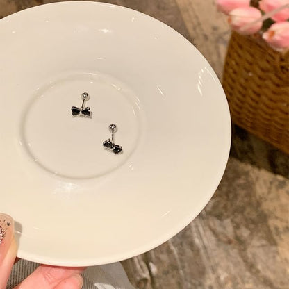 Ear Bow Rhinestone Stud