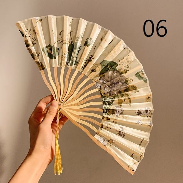 Floral Choker Designs) / Lace Foldable Hand (Various Set Fan