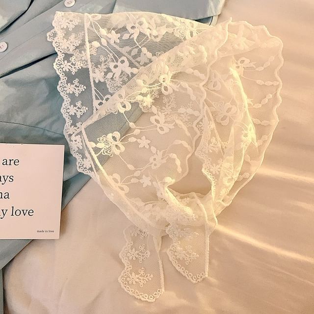 Scarf Triangle Head (Various Lace Designs)