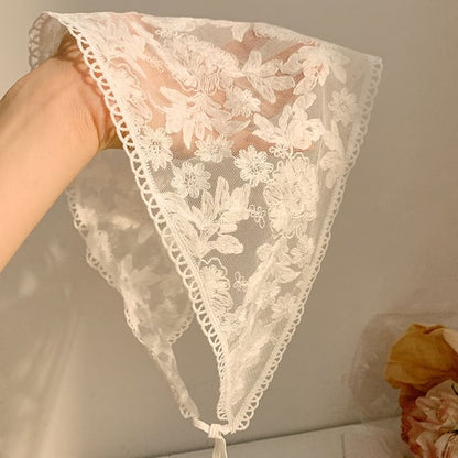 Scarf Triangle Head (Various Lace Designs)