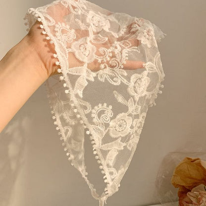 Scarf Triangle Head (Various Lace Designs)