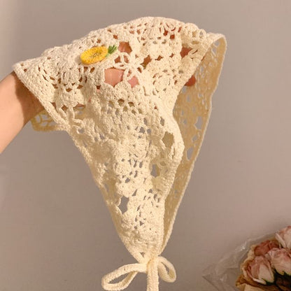 (Various Scarf Embroidered Triangle Designs) Head