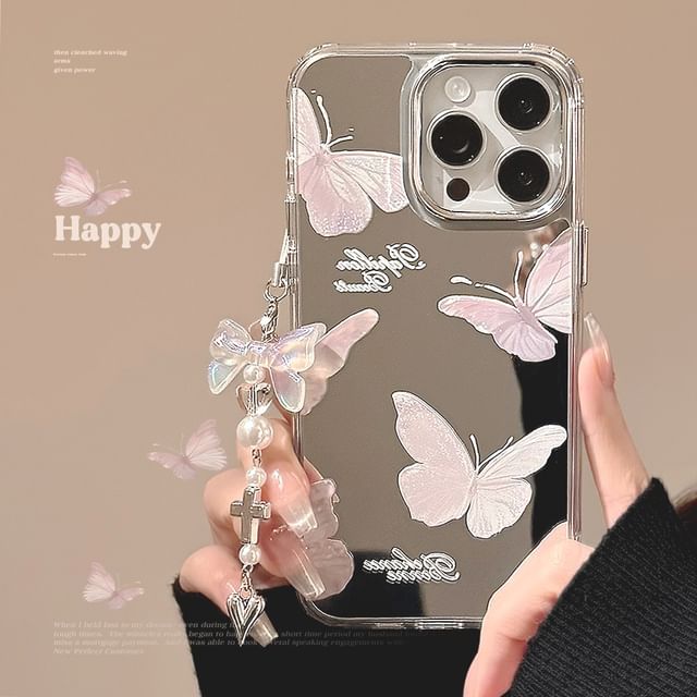 Butterfly Phone Case Mirrored