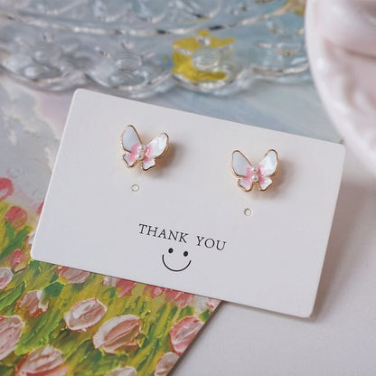Butterfly Earring / Stud Alloy Floral