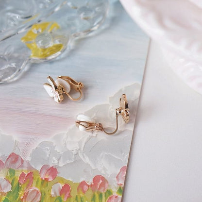 Butterfly Earring / Stud Alloy Floral