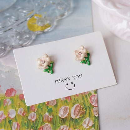 Butterfly Earring / Stud Alloy Floral