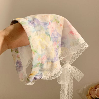 Headband Lace Bandana Designs) Print (Various Trim