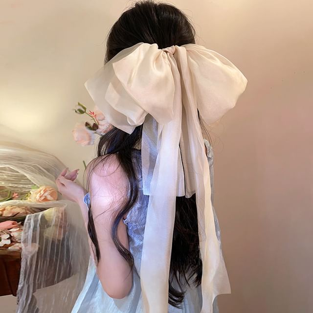 Clip Bow Fabric Hair