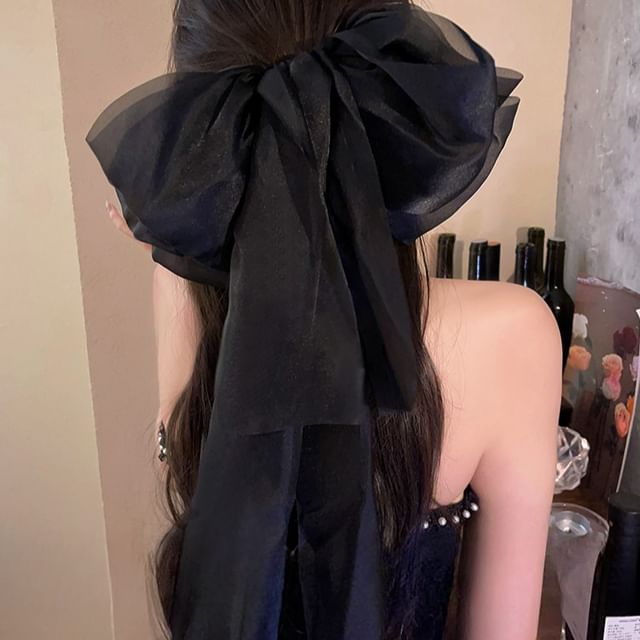 Clip Bow Fabric Hair