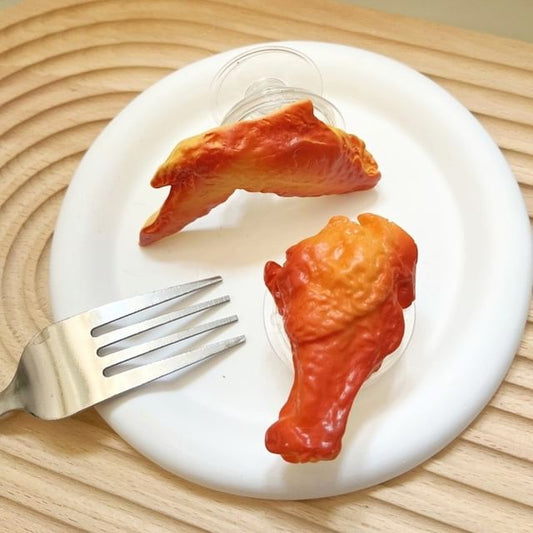 Stand Chicken Drumstick Phone Plastic (Various Desktop / Wing