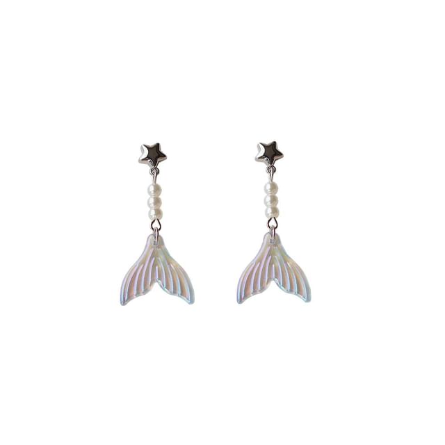 Alloy Designs) Earring (Various Dangle Tail Mermaid