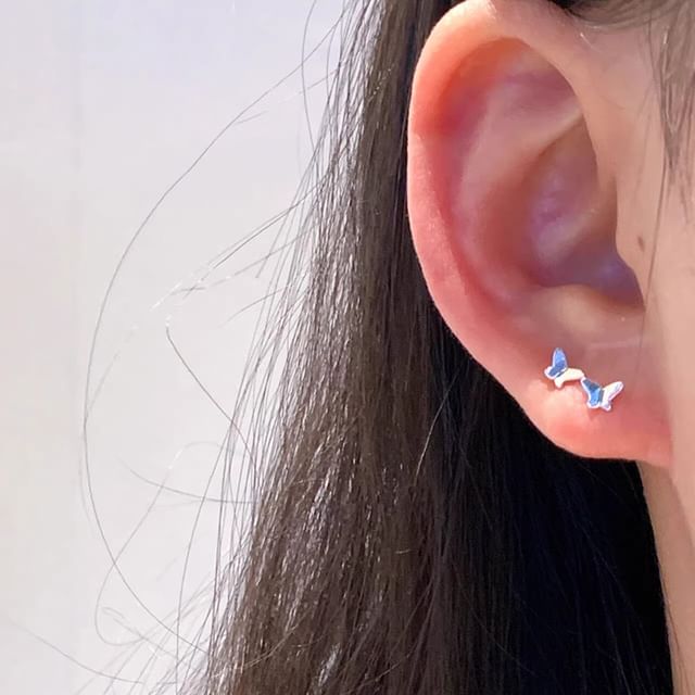 Butterfly Stud Earring