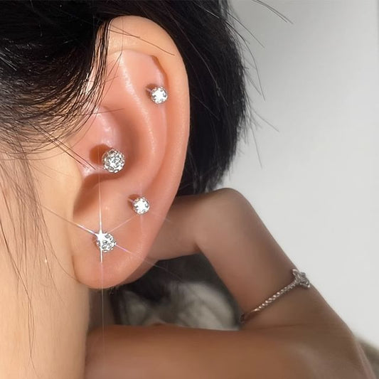 Earring Rhinestone Stud
