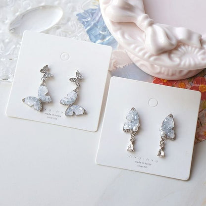 Drop Earring Butterfly Clip / On