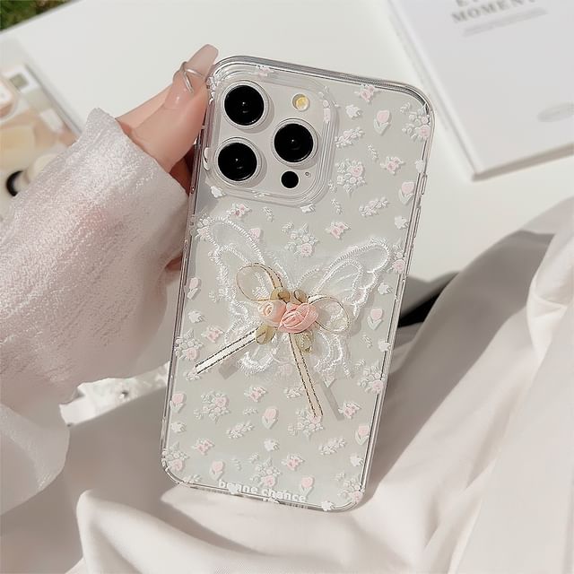 Case / Phone Set Butterfly Lace Charm