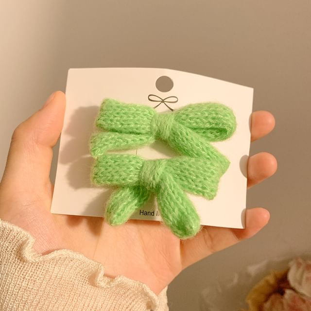 Hair Set Clip Ribbon