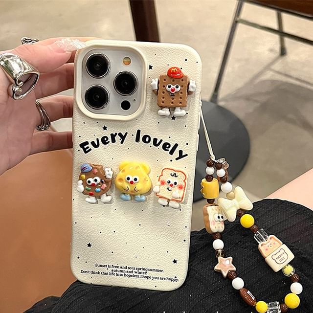 Food Case Set Strap / Cartoon Phone