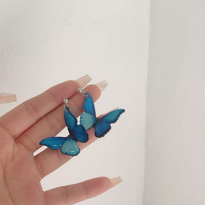 Butterfly Clip-On Earring / Drop Hook