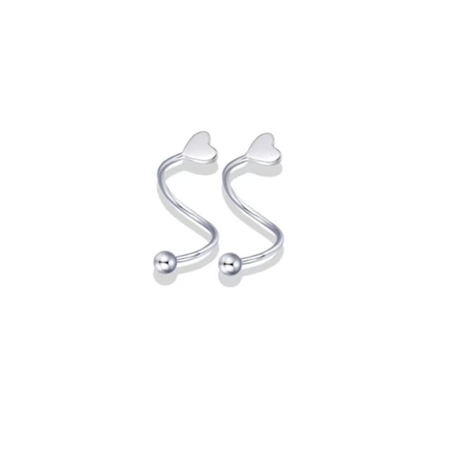 Star Heart Alloy Jacket / Bead Ear
