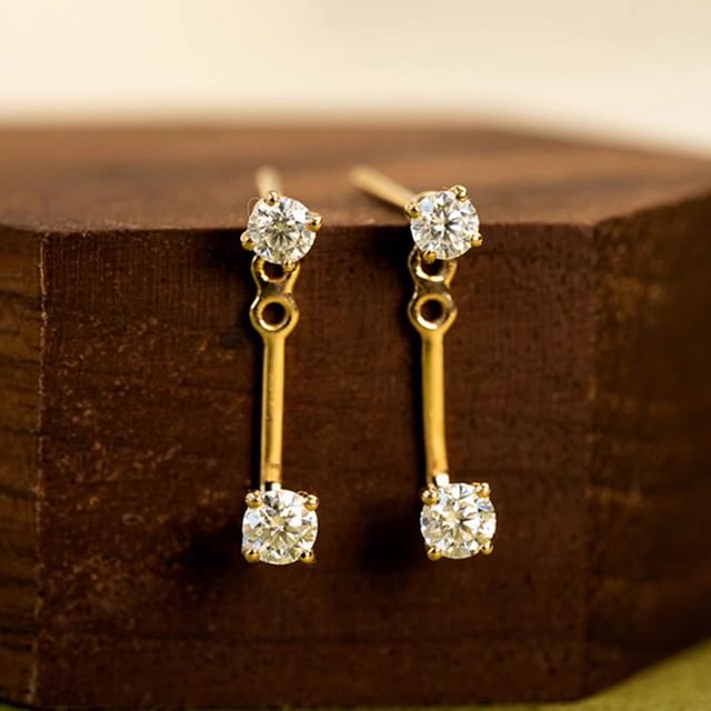 Ear Alloy Jacket Rhinestone