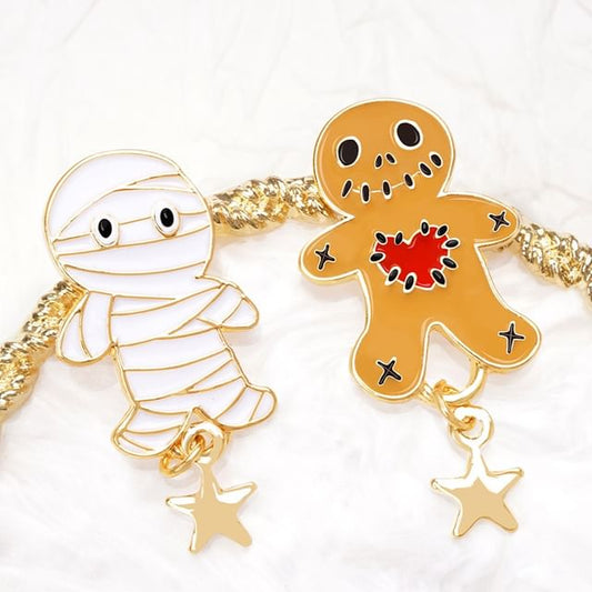 Sterling Stud Earring Cartoon Silver Halloween / Cuff Ear Asymmetrical