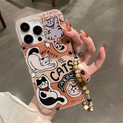 Cat Case Set Phone Strap /