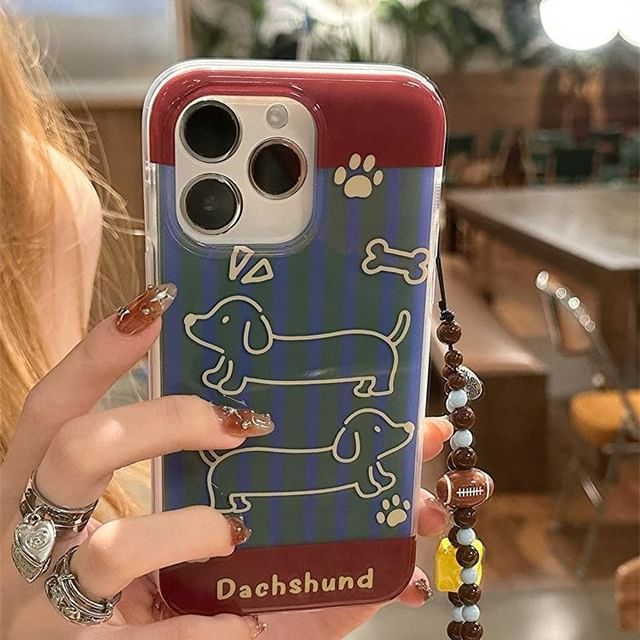 Strap / Dog Set Phone Case